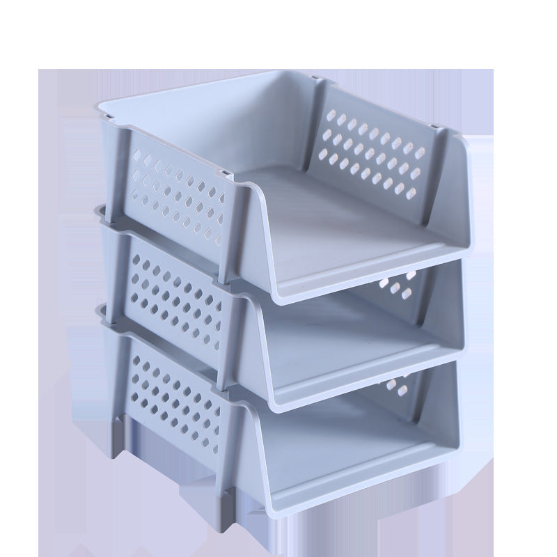 Compact Stackable Desk Organizer with Drawer