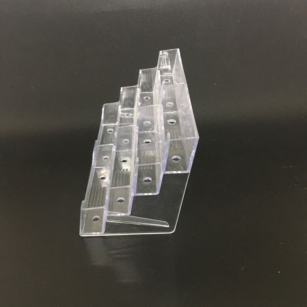Clear Geometric Business Card Organizer