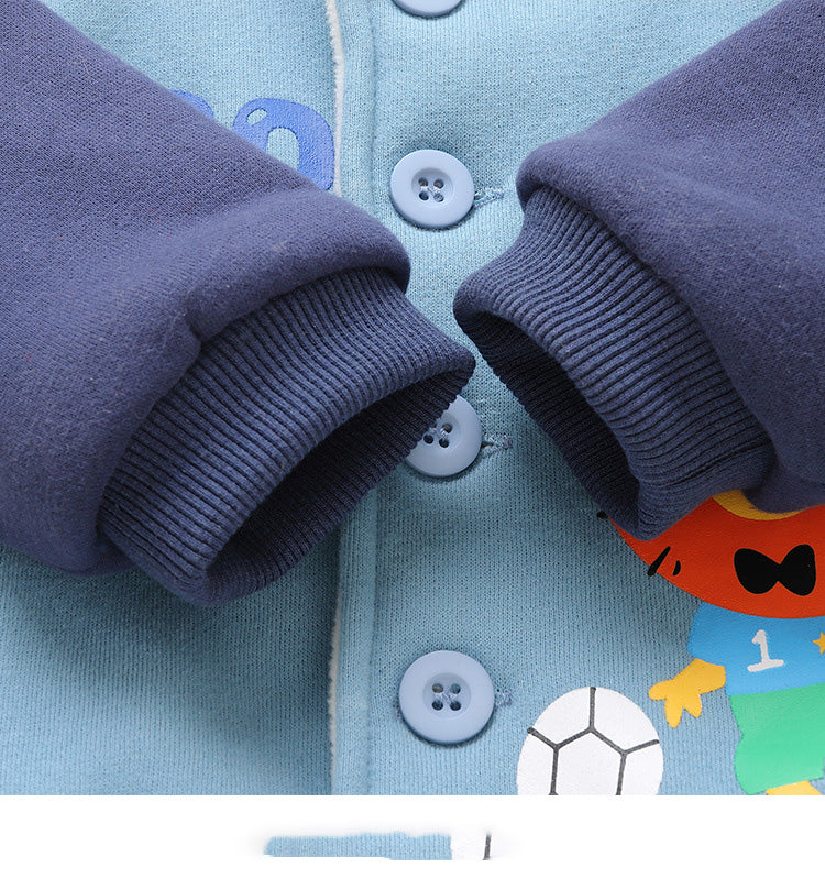 Infant Winter Fleece Hoodie Jacket | Baby Boys Girls 0-3 Years