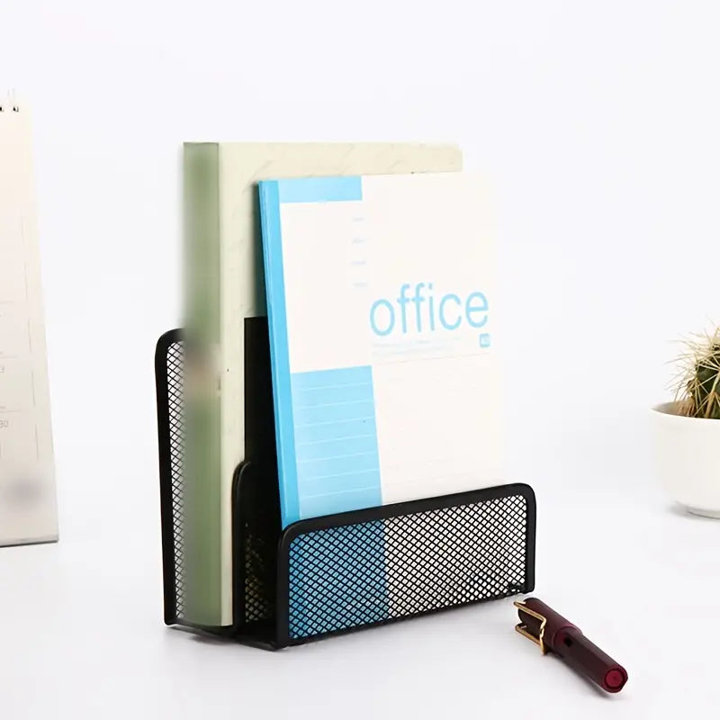Office Metal Mesh Organizer Rack
