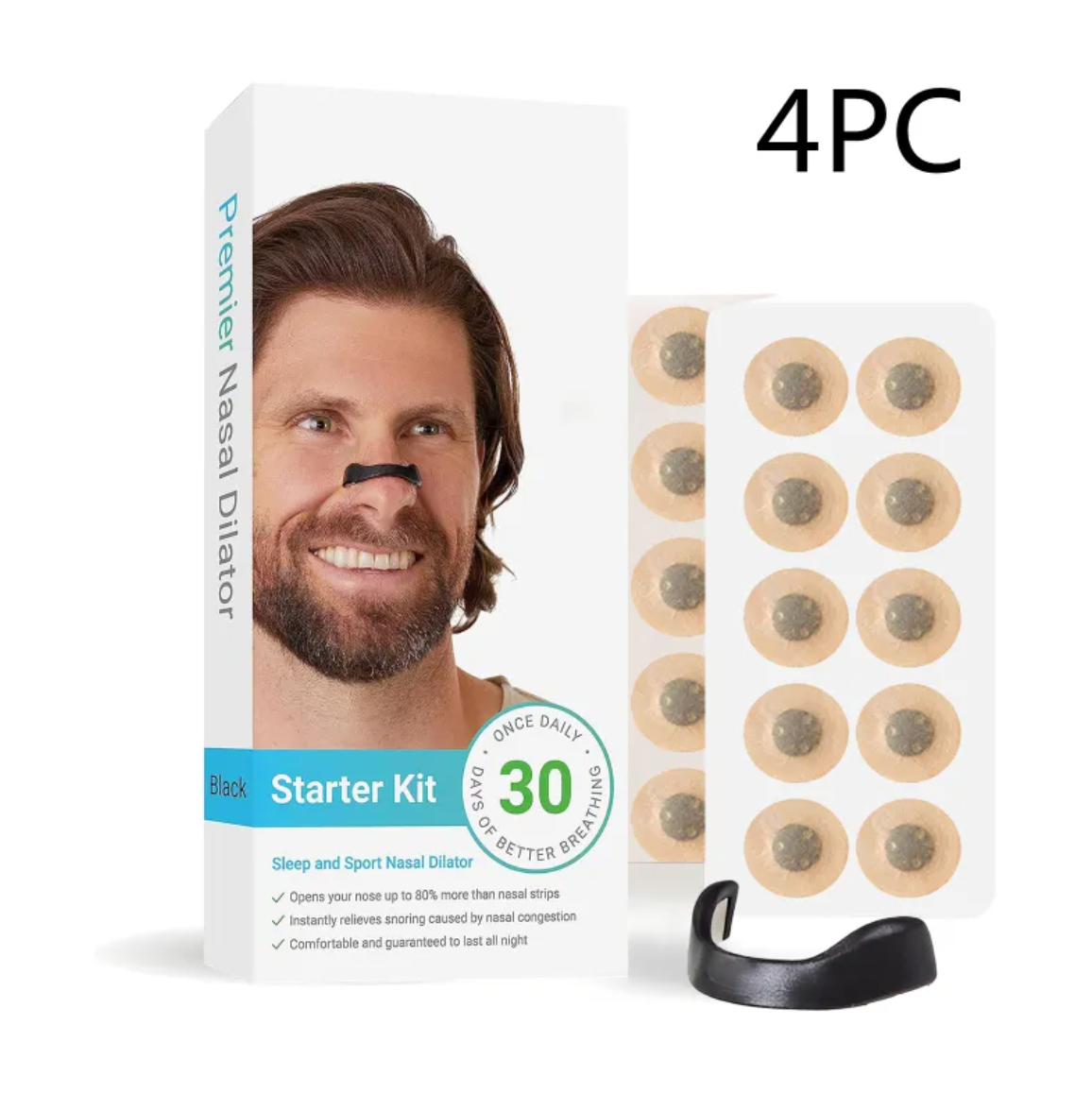 Breathe Easy Nasal Dilators | Magnetic Nasal Airflow Device