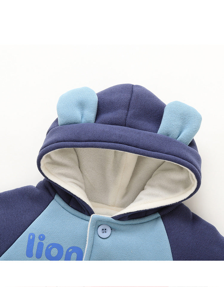 Infant Winter Fleece Hoodie Jacket | Baby Boys Girls 0-3 Years