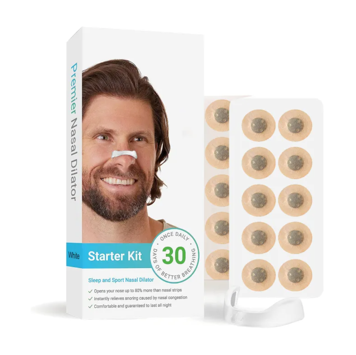 Breathe Easy Nasal Dilators | Magnetic Nasal Airflow Device