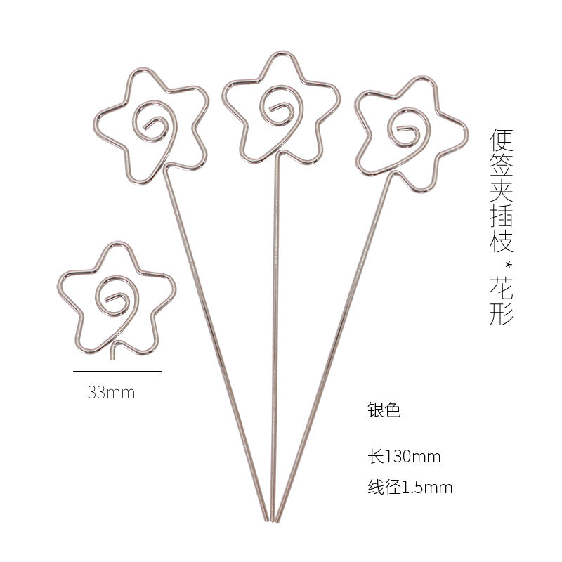 Elegant Metal Card Holder with Branch Motif