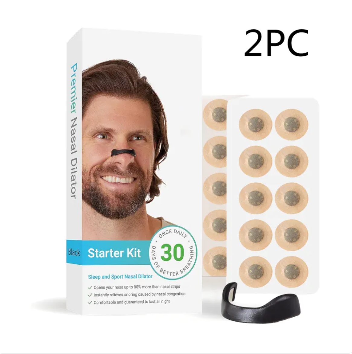 Breathe Easy Nasal Dilators | Magnetic Nasal Airflow Device