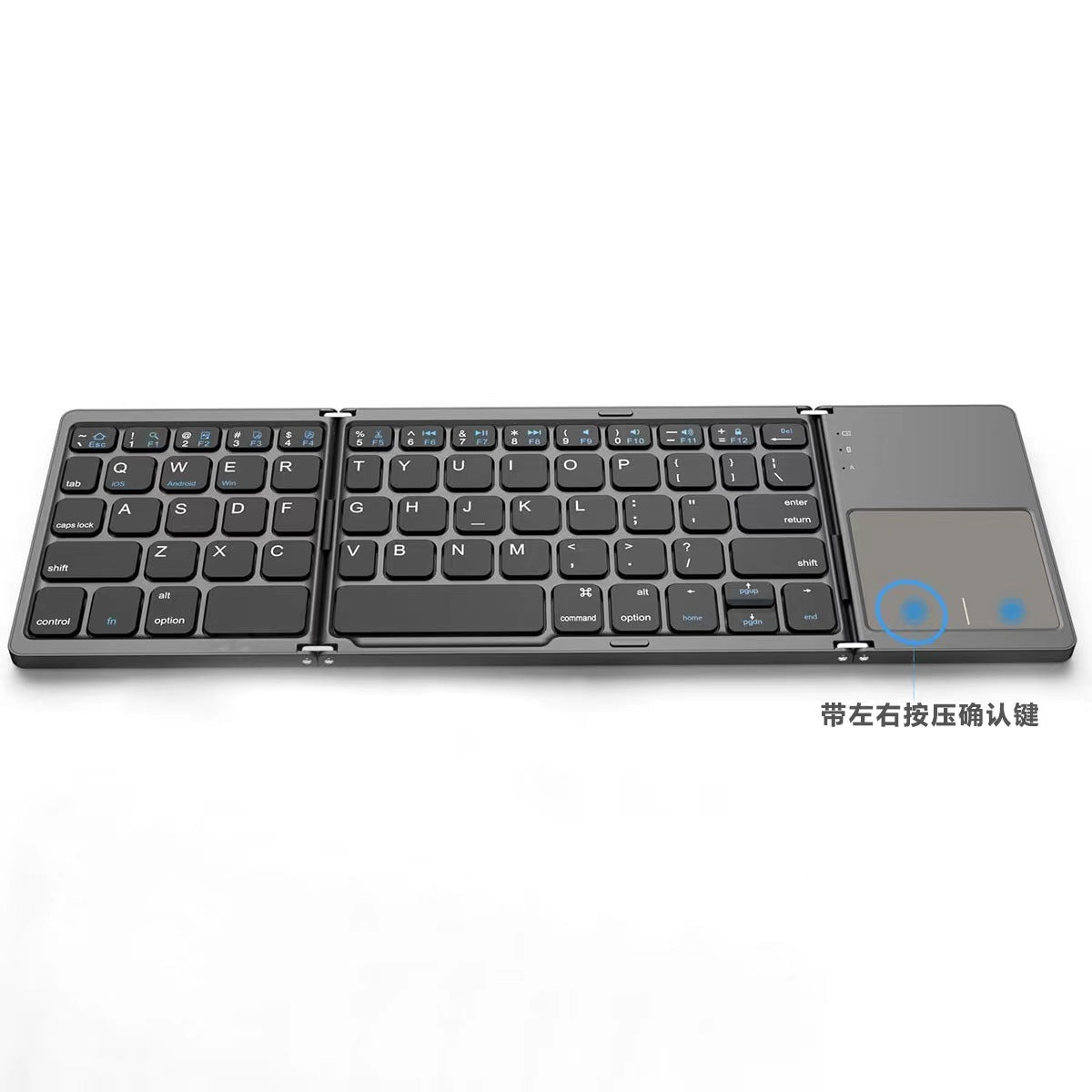 BO33 Mini Foldable Bluetooth Keyboard for Phone & Tablet